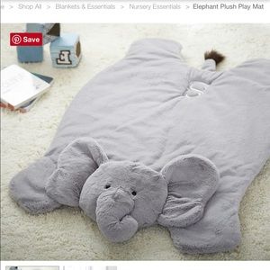NWOT Pottery Barn Kids Elephant Plush Play Mat